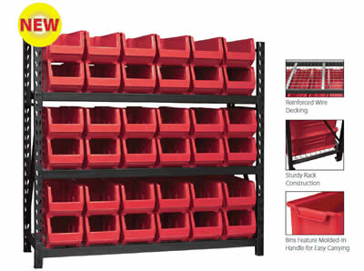 AkroMils Super Size Bin Rack